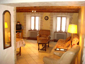 Salon de l'appartement &agrave; Bourg-Saint-Maurice