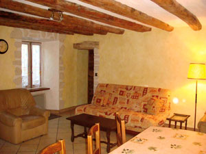 Salon de l'appartement &agrave; Bourg-Saint-Maurice